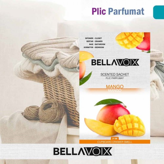 Plic parfumat pentru sifonier, sertar, baie, dormitor, Mango